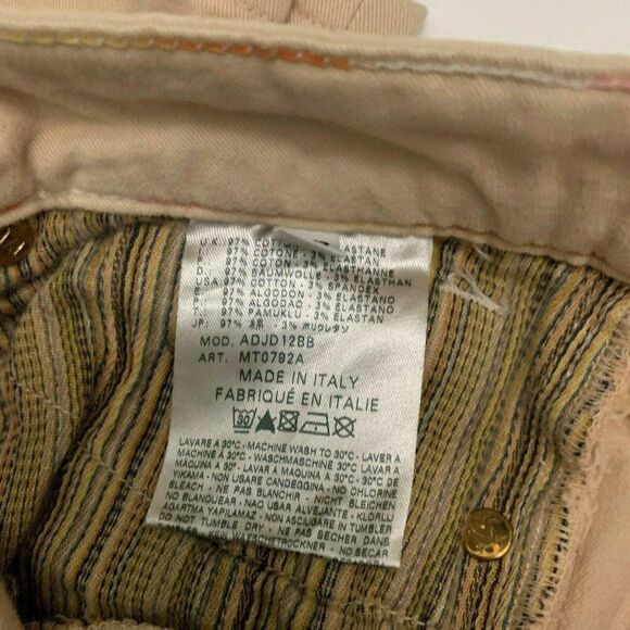 Missoni Denim Skinny Ankle Jeans 27 Peach Pink Low Rise 5 Pocket - Picture 8 of 8